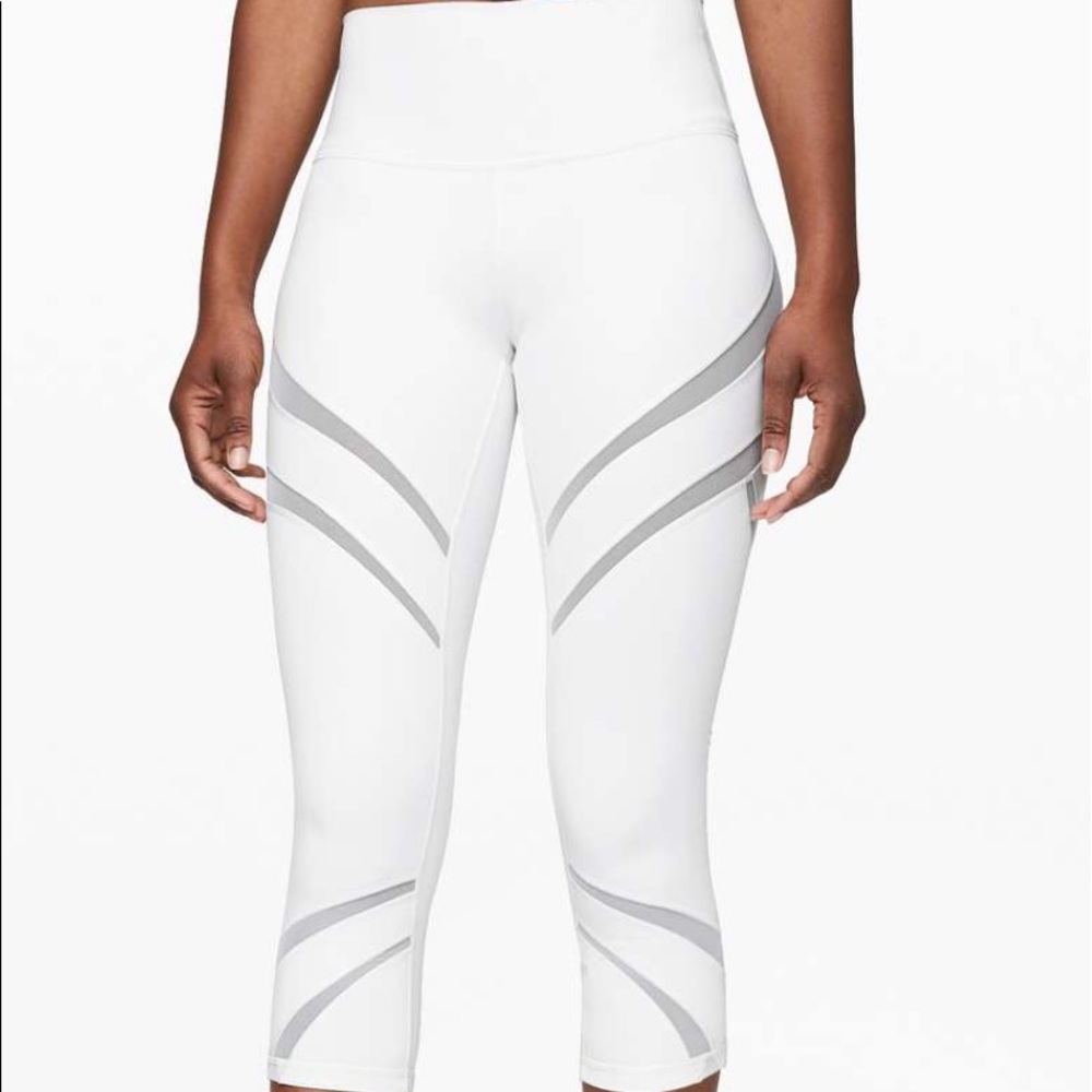 Lululemon wunder under white crop full on luxtreme - Picture 4 of 5